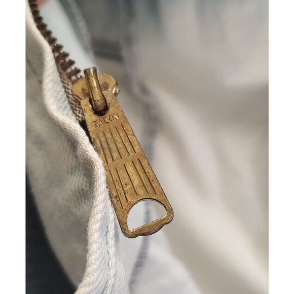 Levis Strauss &Co. 1970s Vintage Chore Jacket- Orange Tab-Bleach Dipped-Large - Picture 16 of 16